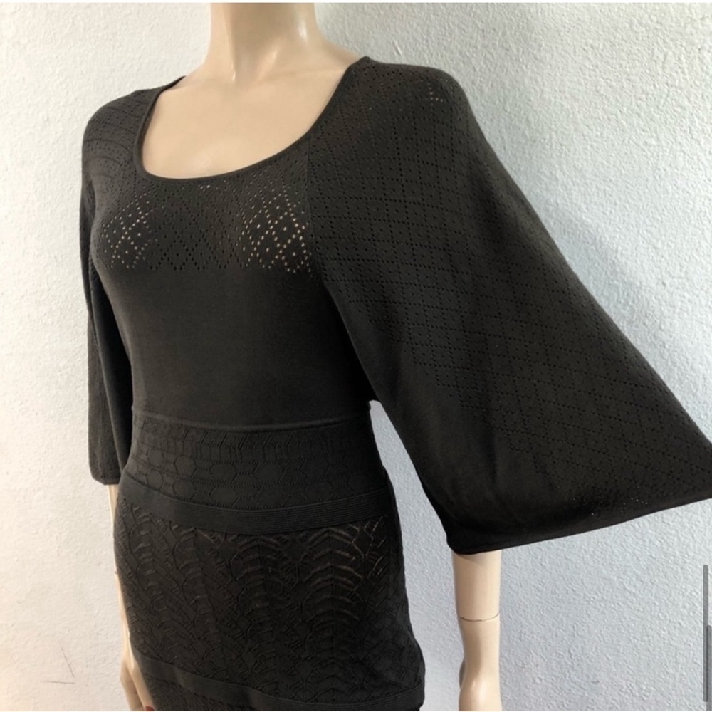 CATHERINE MALANDRINO knit kimono sleeve bodycon dress - Picture 14 of 16